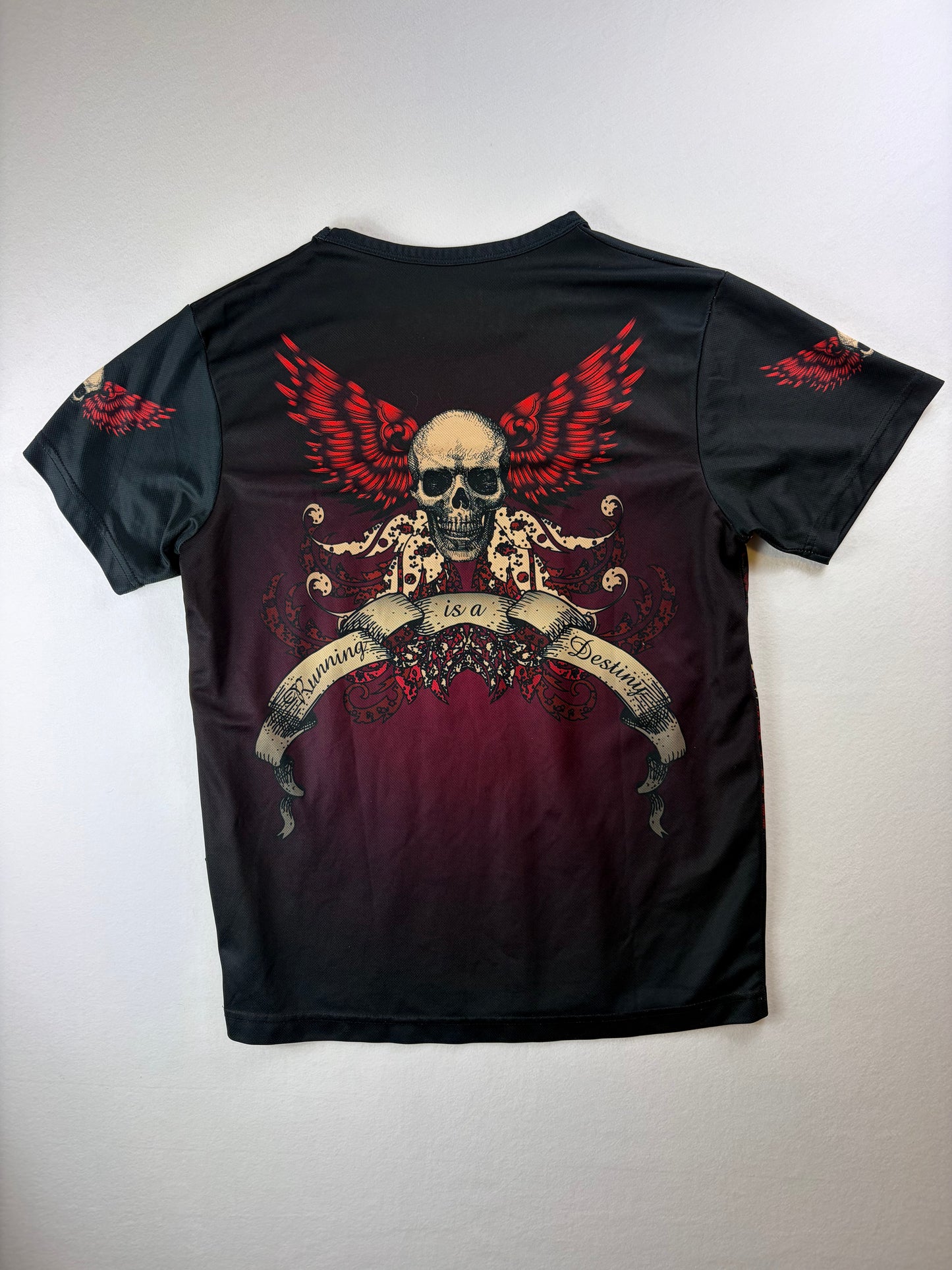Tricou cu imprimeu Craniu în Stil Y2K
