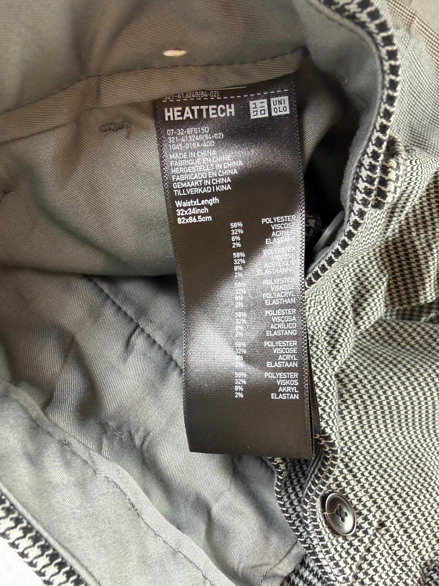 Uniqlo Heattech chino nadrág