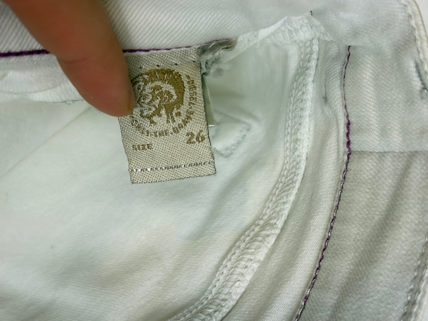 Vintage Diesel Skinny alacsony derekú farmer