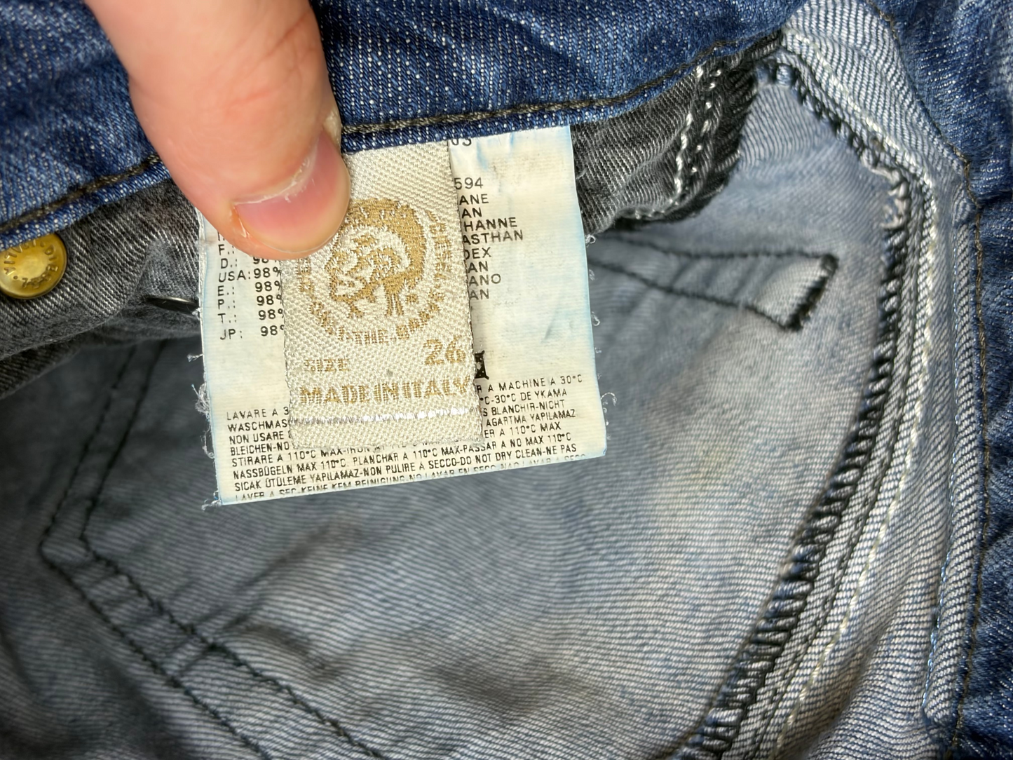 Vintage Diesel női skinny farmernadrág
