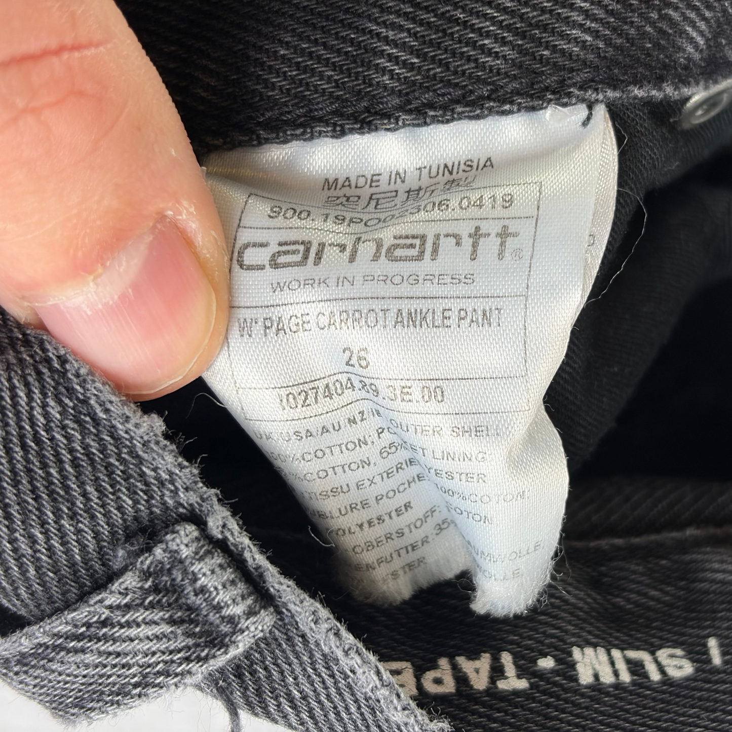 Carhartt női Boyfriend farmernadrág