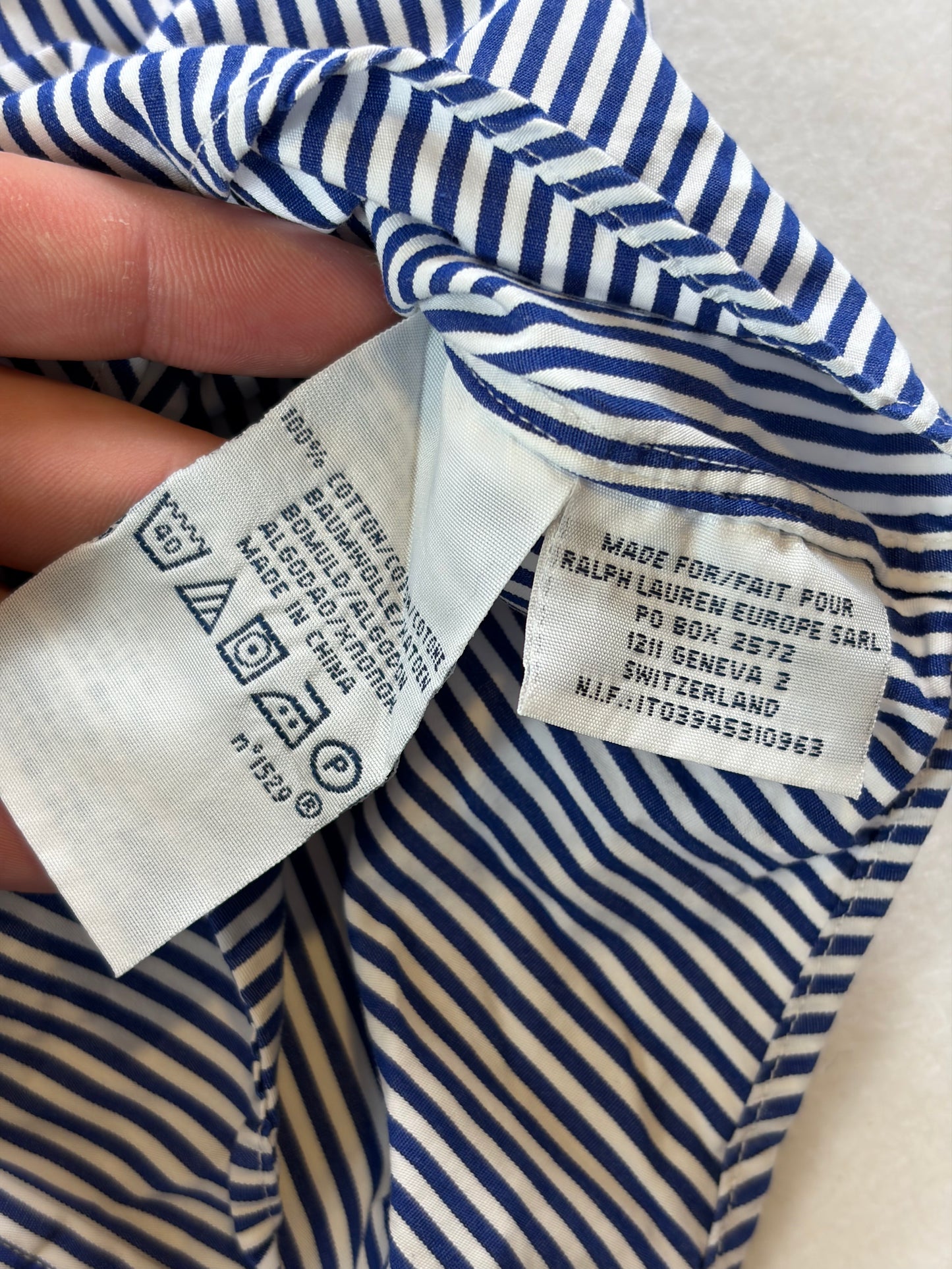 Cămașă în dungi Ralph Lauren Vintage