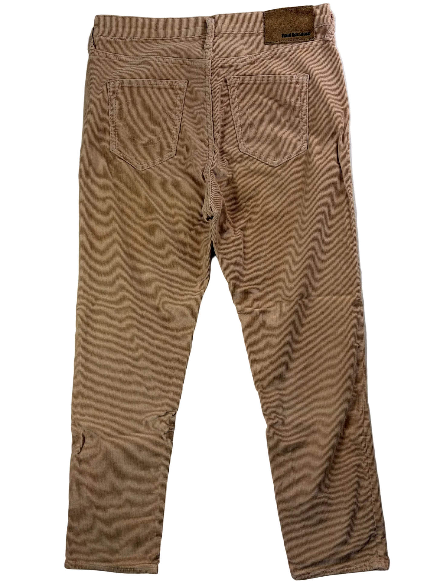Pantaloni din corduroy de damă True Religion cu talie înaltă