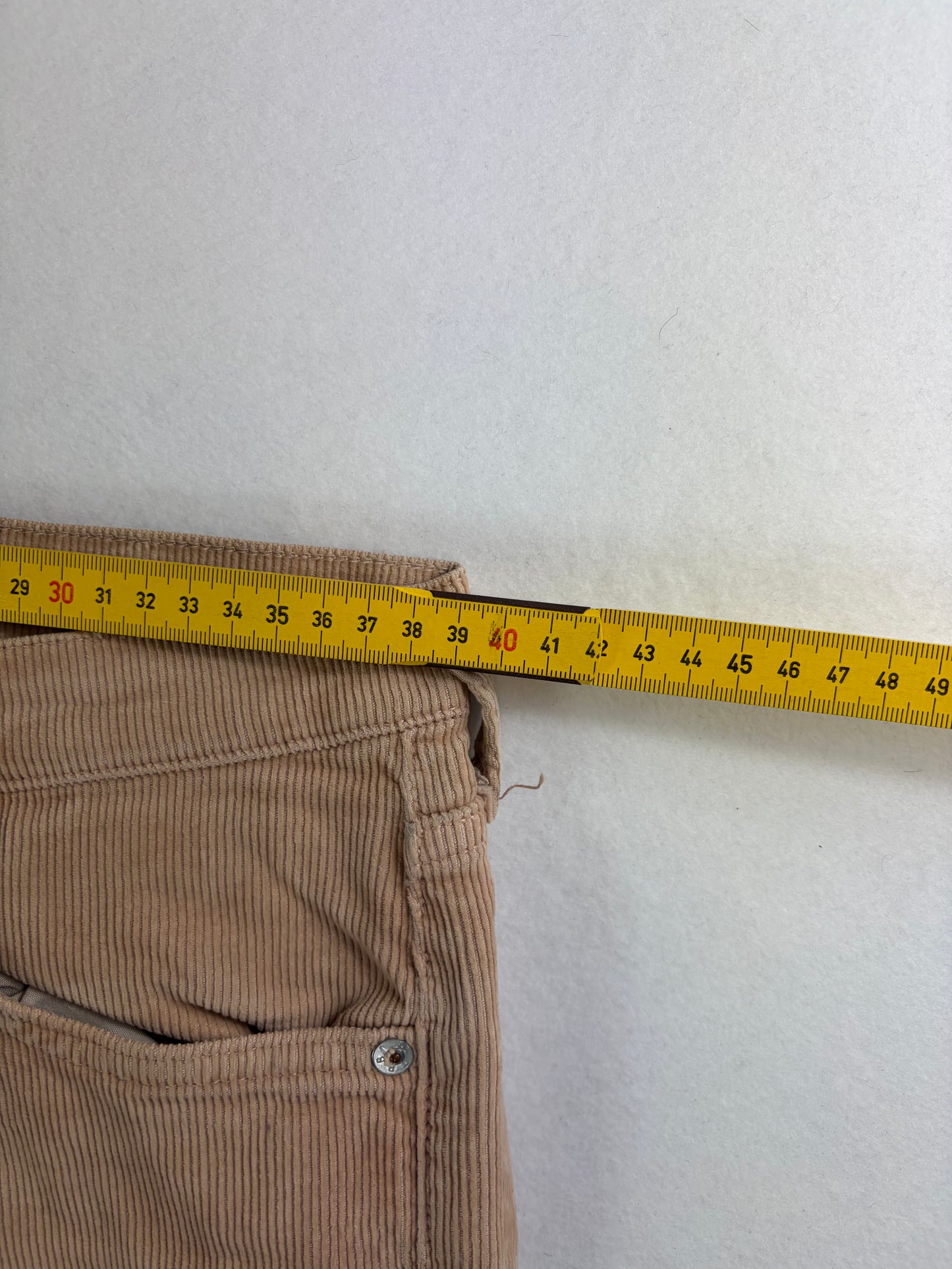 Pantaloni din corduroy de damă True Religion cu talie înaltă
