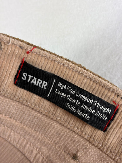 Pantaloni din corduroy de damă True Religion cu talie înaltă