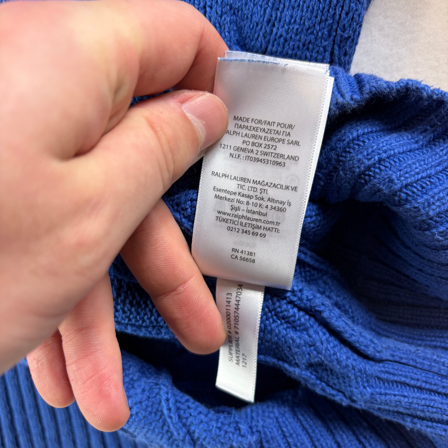 Ralph Lauren kötött pulóver