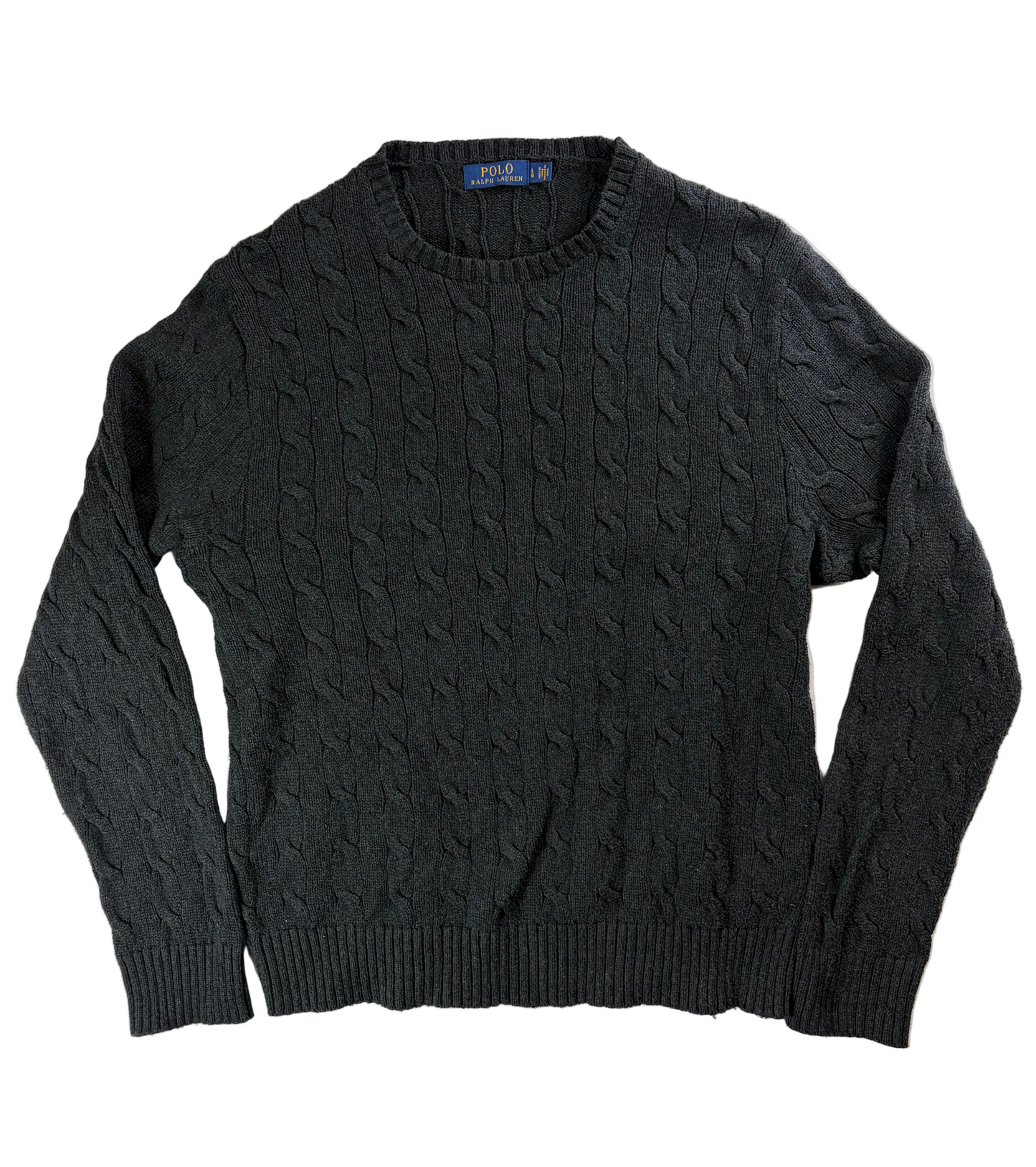 Pulover tricotat cu model împletit Ralph Lauren