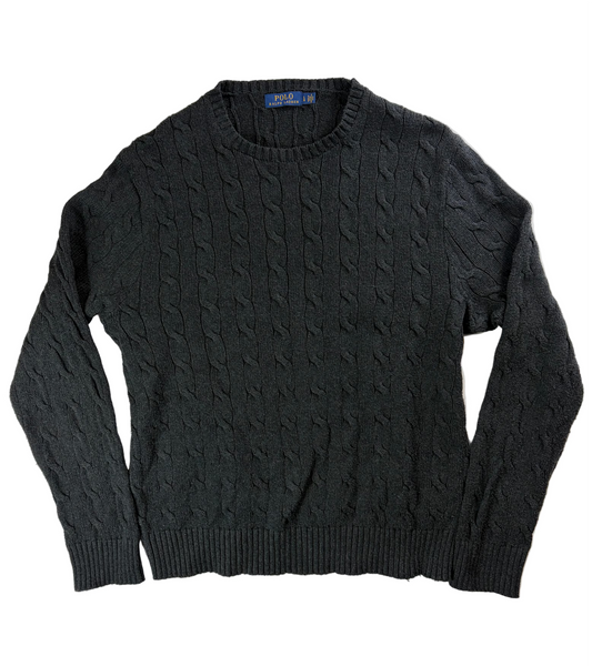 Pulover tricotat cu model împletit Ralph Lauren