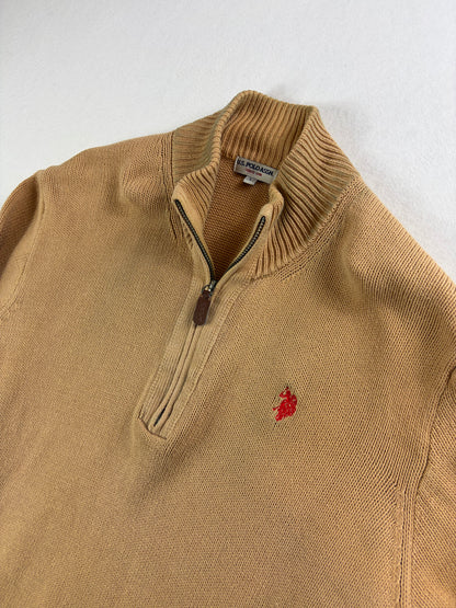 U.S. Polo Assn. Pulover cu fermoar 3/4