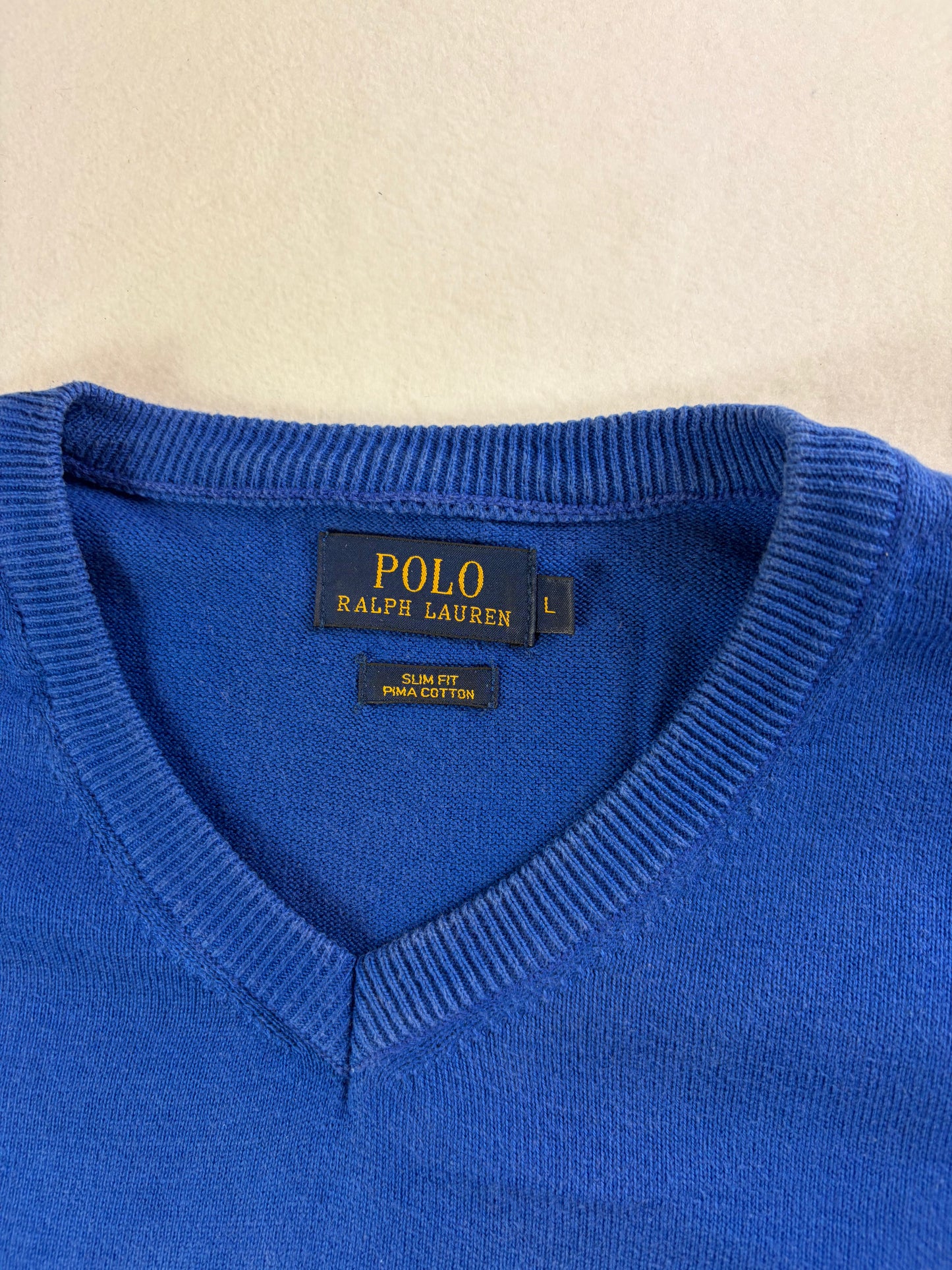 Pulover Ralph Lauren cu decolteu în V