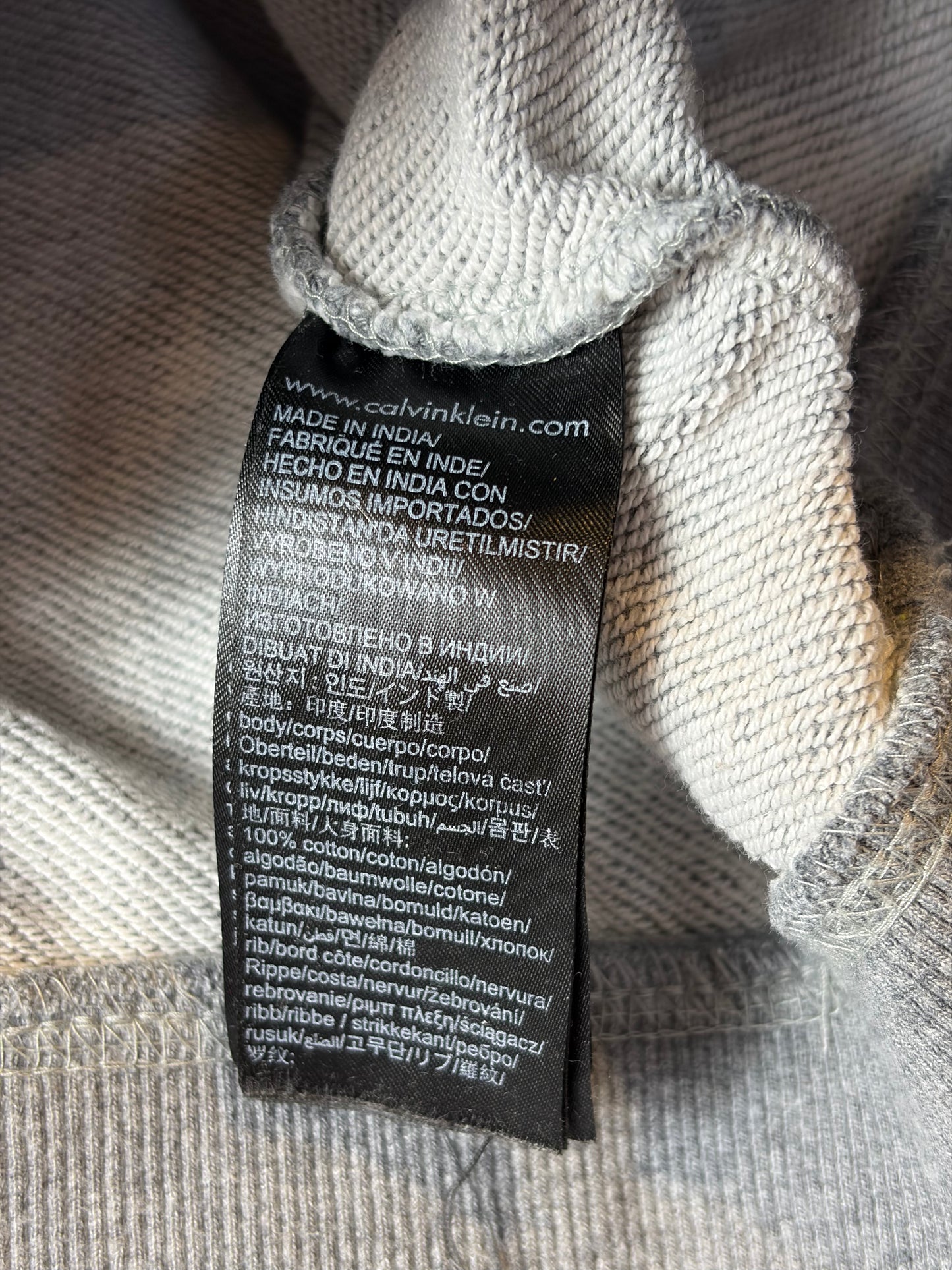 Hanorac supradimensionat din bumbac gros Calvin Klein