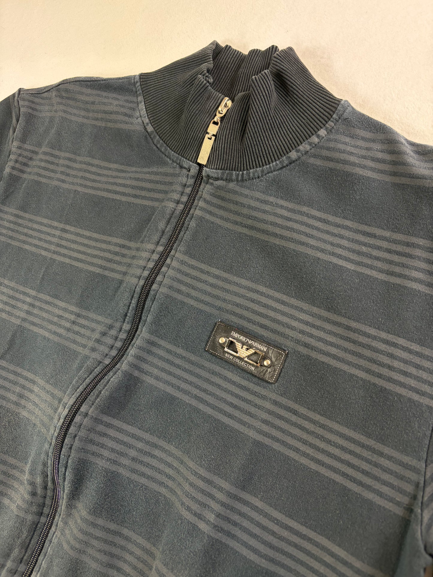 Pulover Vintage cu Fermoar Emporio Armani