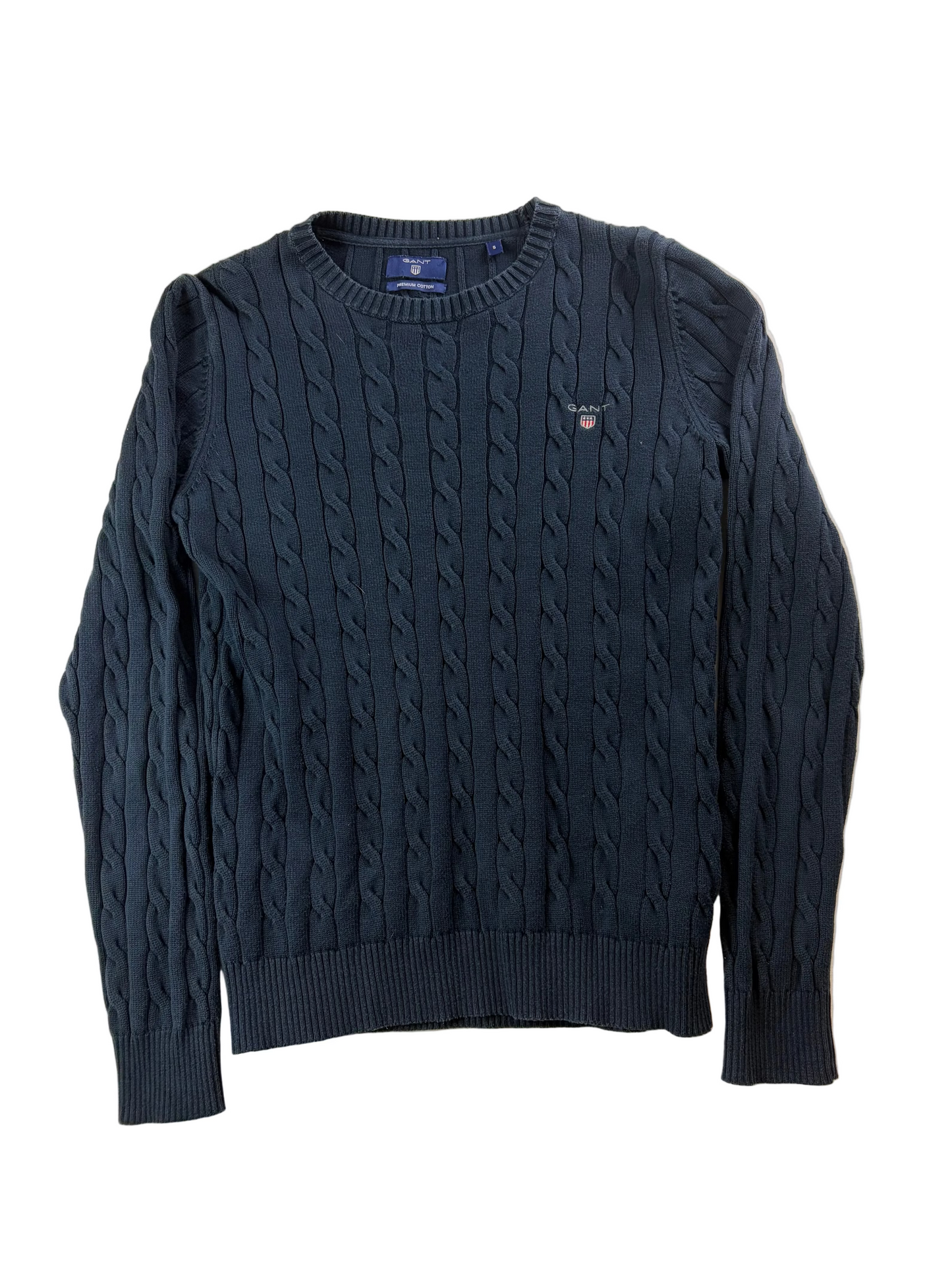 Pulover GANT tricotat în stil Cableknit