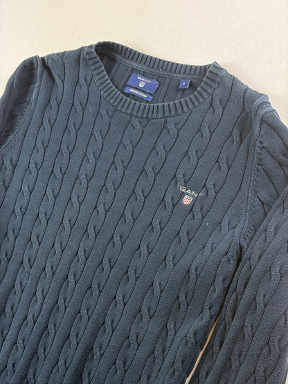 Pulover GANT tricotat în stil Cableknit