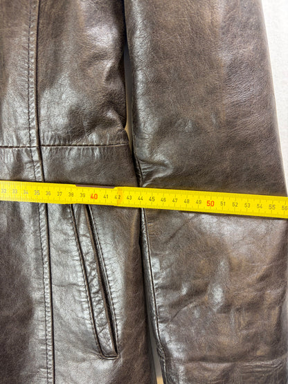 Palton din piele Vintage Vera Pelle pentru femei