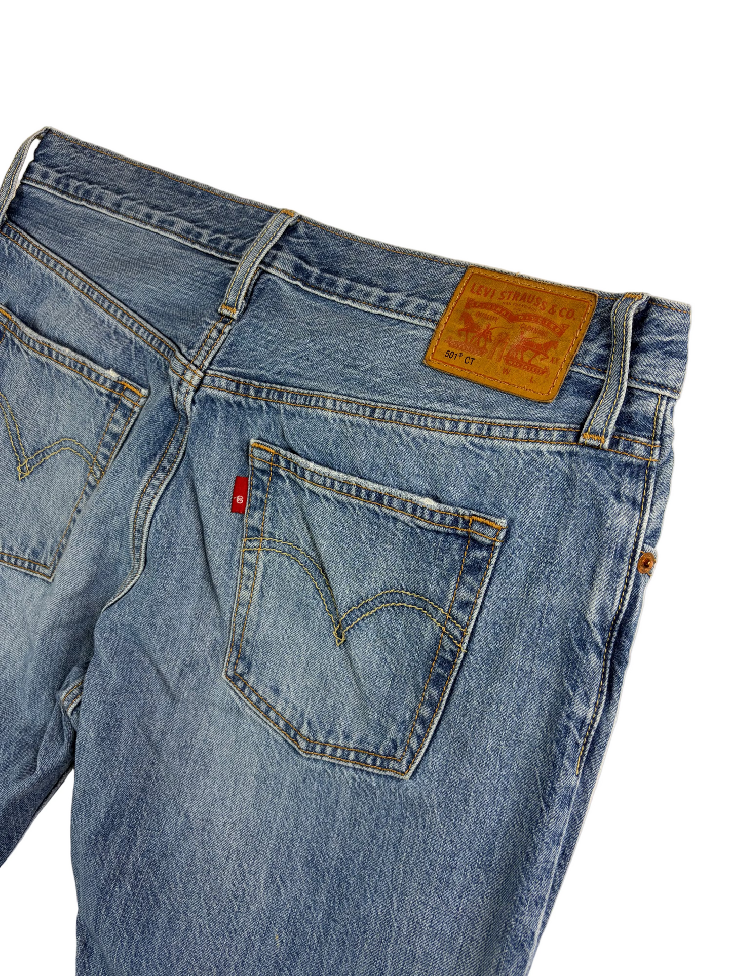 Vintage Levi Strauss & Co szaggatott női farmer