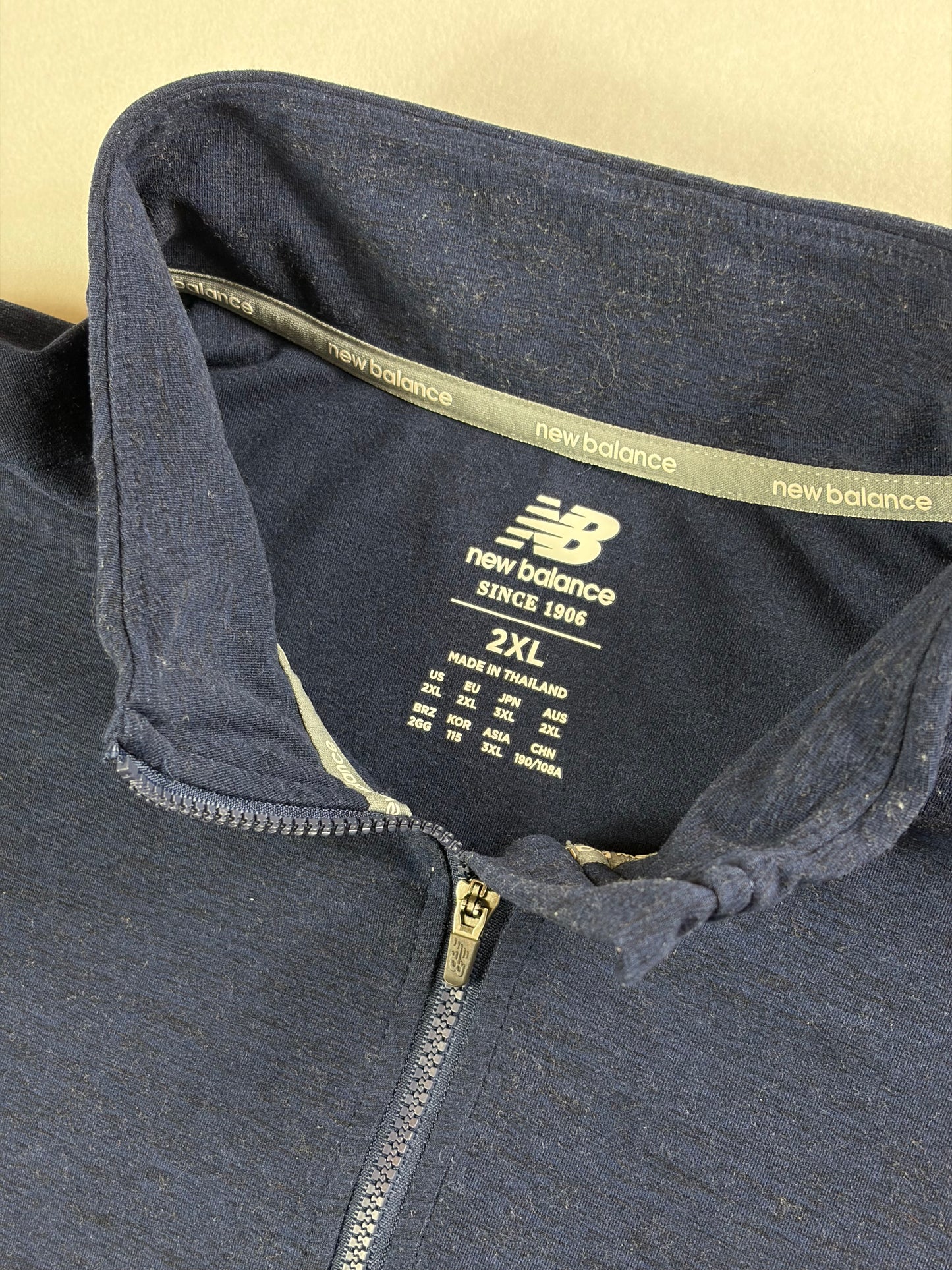 New Balance cipzáros pulóver (kültéri)