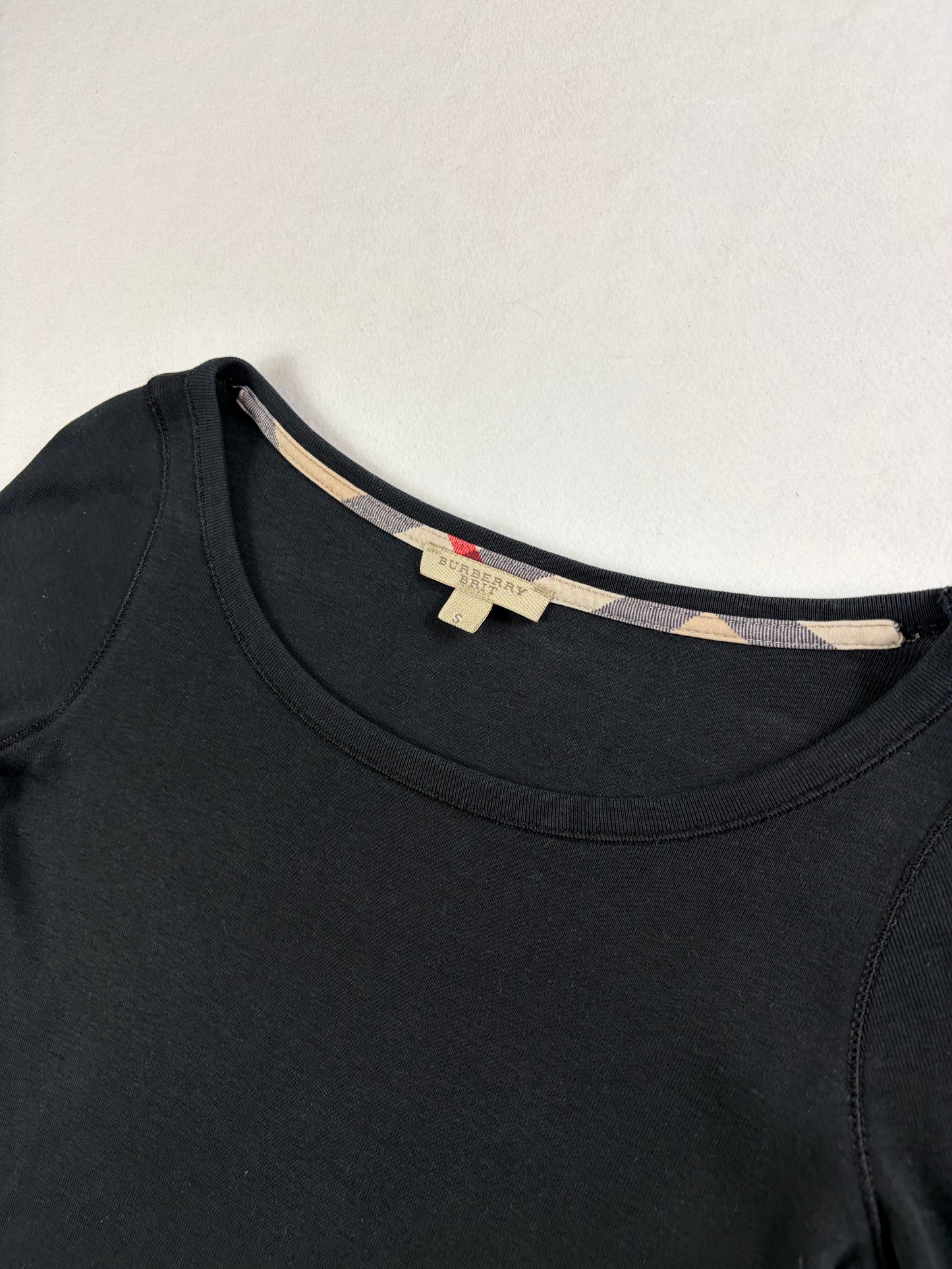Női vintage Burberry 3/4-es ujjú póló