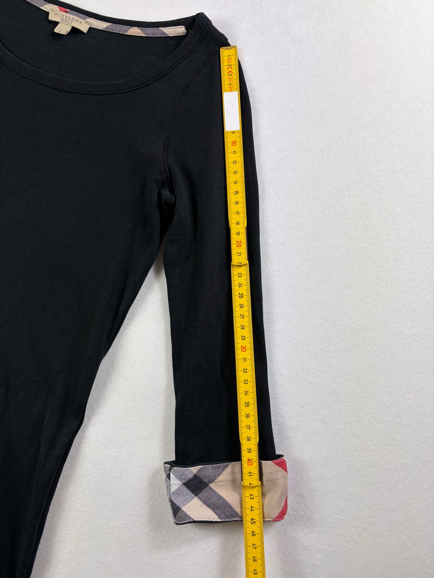 Női vintage Burberry 3/4-es ujjú póló