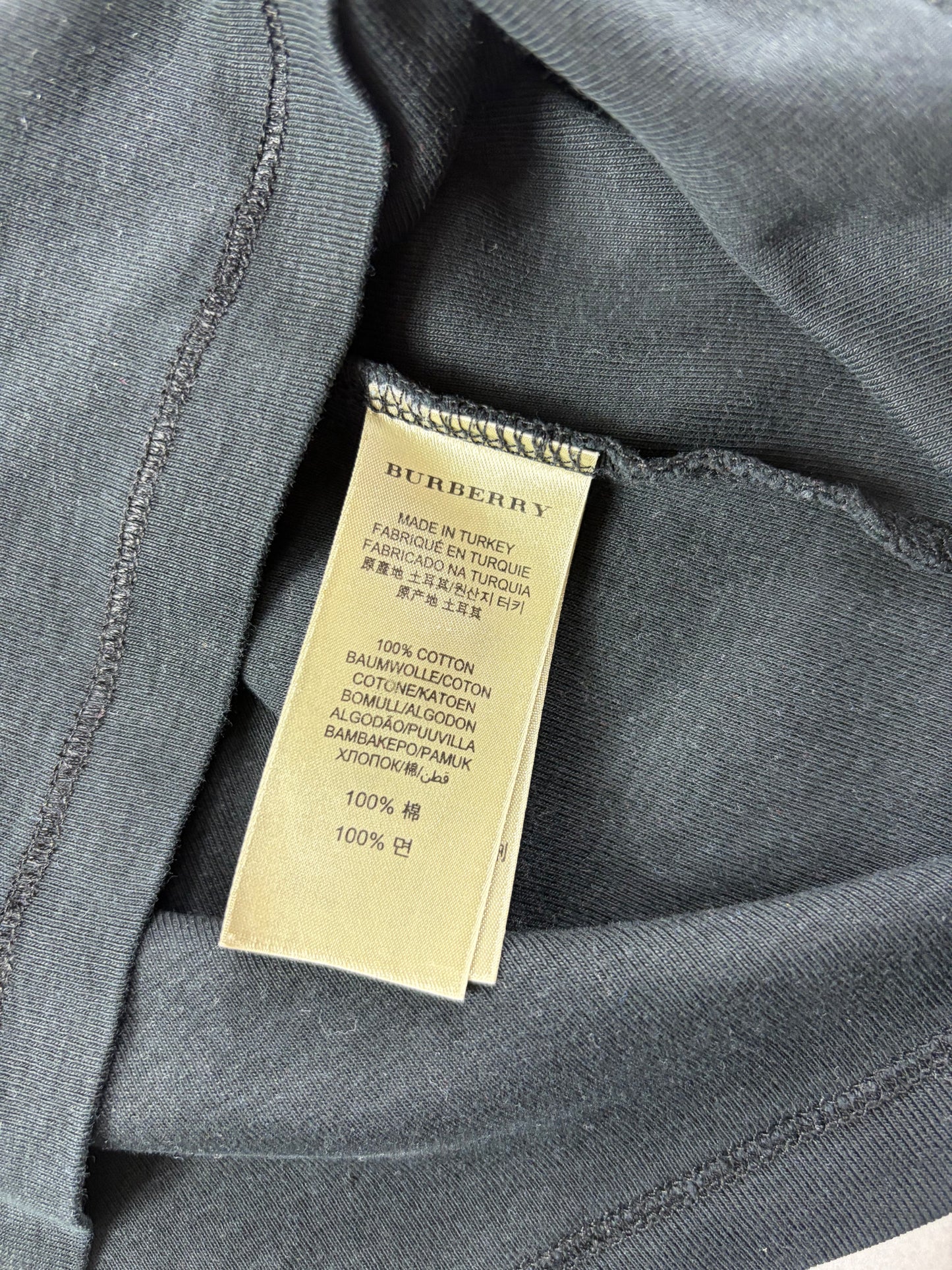 Női vintage Burberry 3/4-es ujjú póló