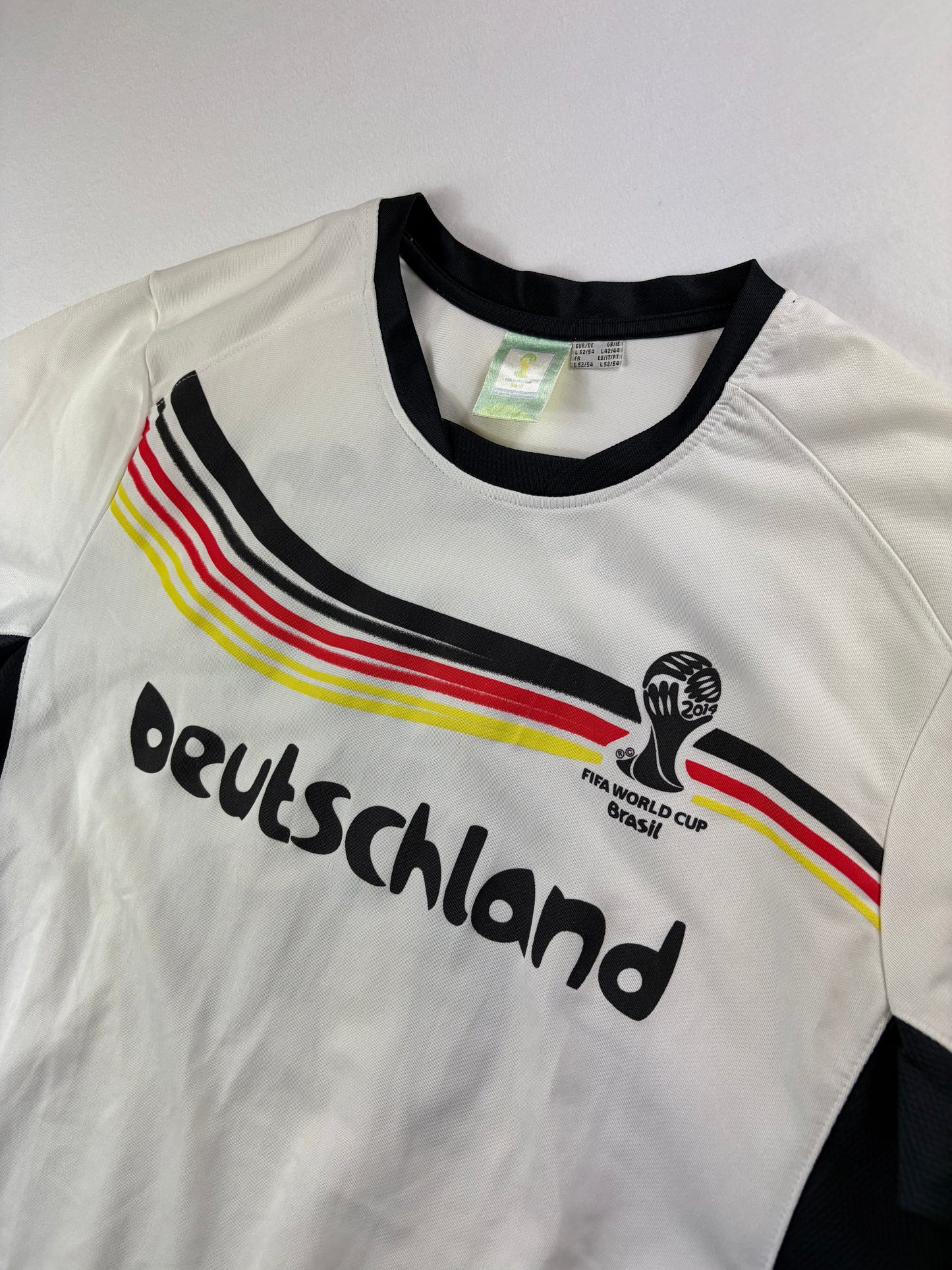 Tricou vintage de fotbal Cupa Mondială FIFA Brazilia vs. Germania