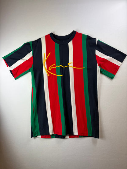Karl Kani Embroidered Striped T-Shirt