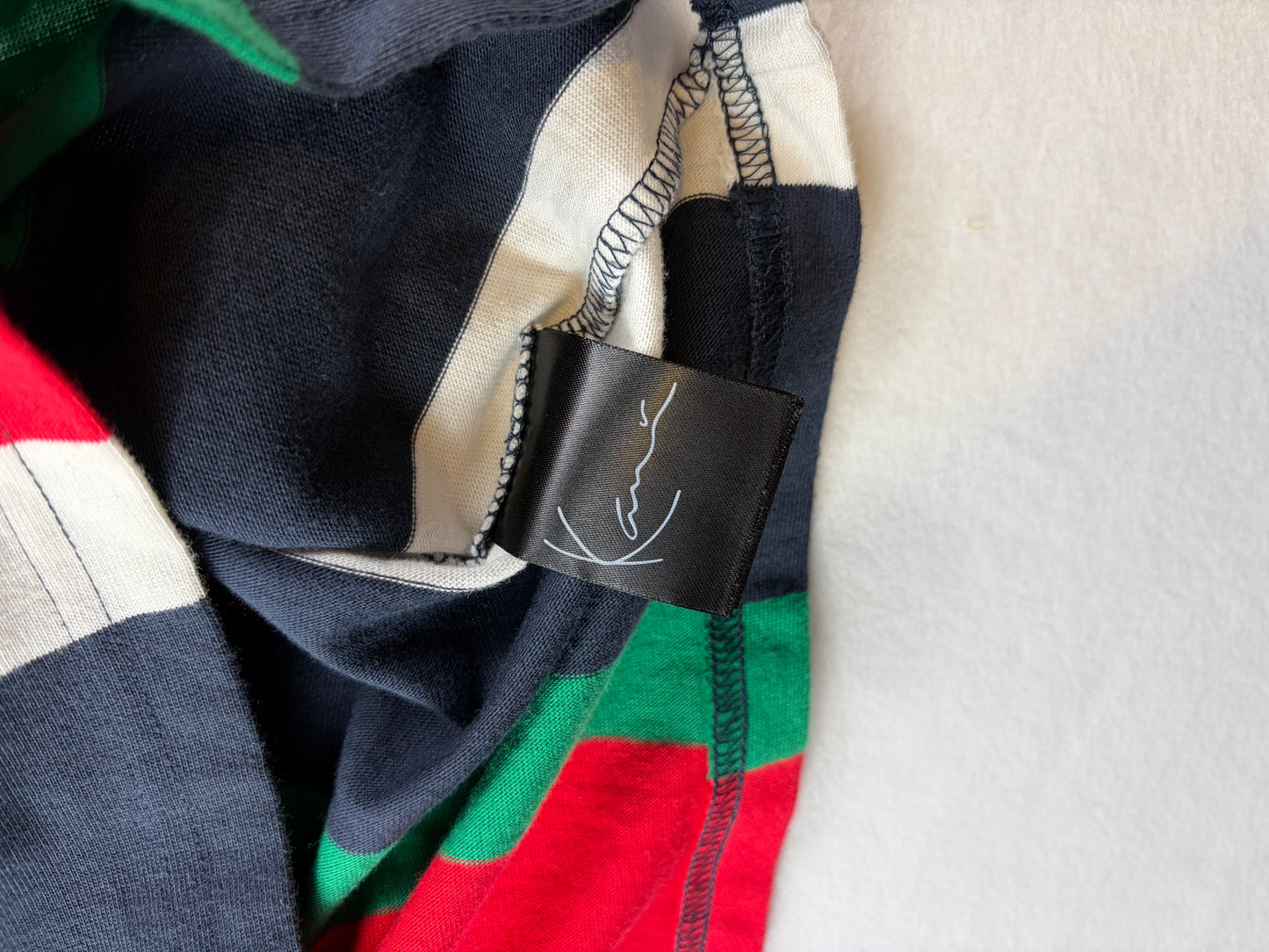 Karl Kani Embroidered Striped T-Shirt