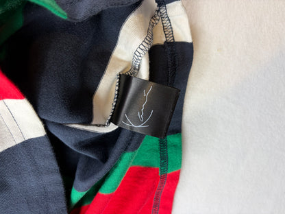 Karl Kani Embroidered Striped T-Shirt