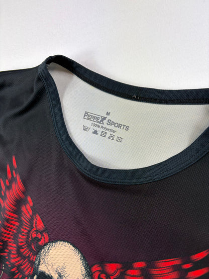 Tricou cu imprimeu Craniu în Stil Y2K