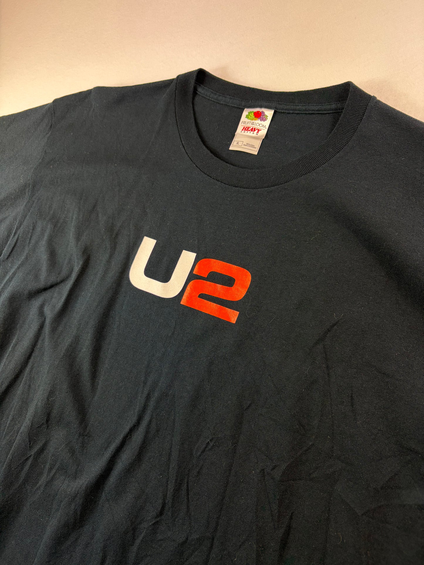 U2 x Fruit of the Loom Rock Band T-Shirt