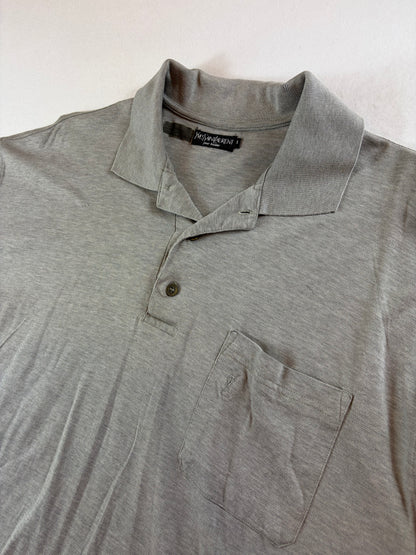 Vintage Yves Saint Laurent Women's Polo T-Shirt