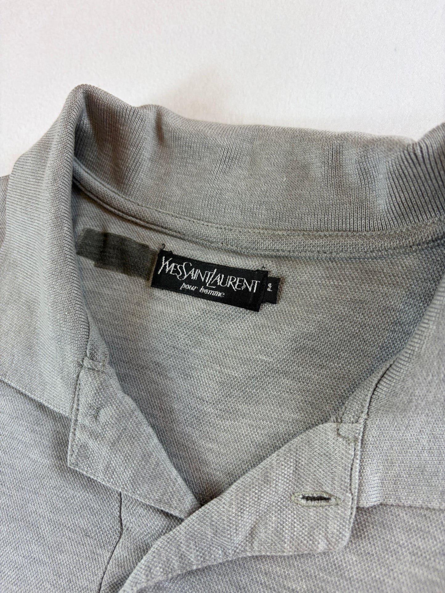 Vintage Yves Saint Laurent Women's Polo T-Shirt
