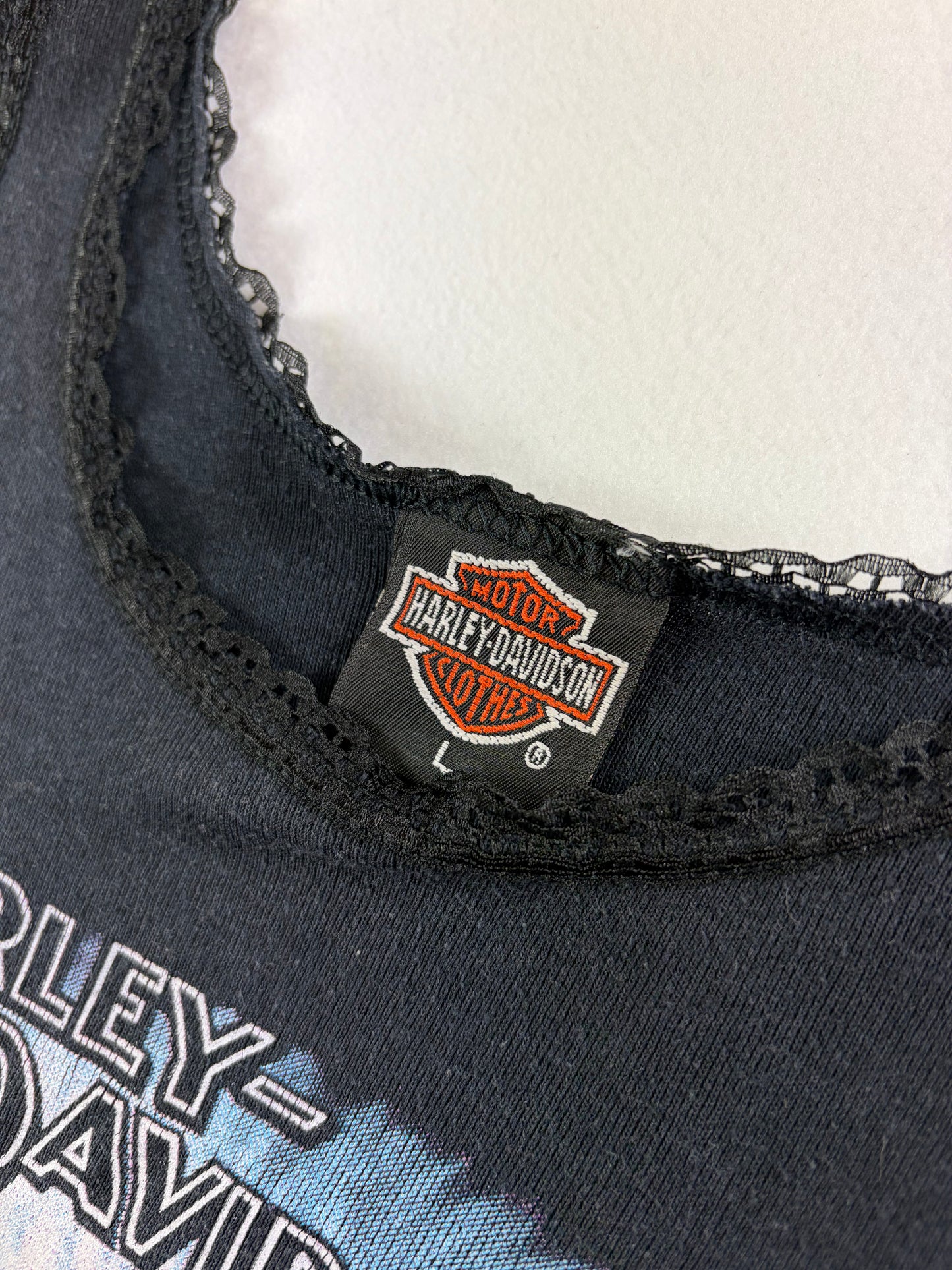 Top vintage de damă Harley Davidson