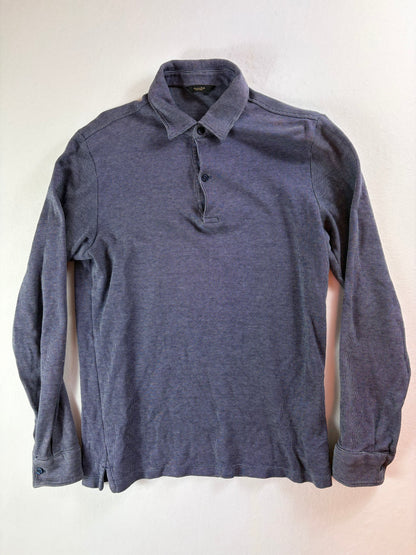 Tricou polo cu mânecă lungă Massimo Dutti