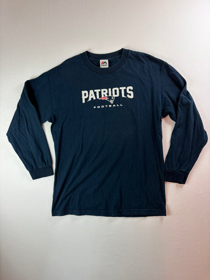 Tricou cu mânecă lungă Majestic x New England Patriots