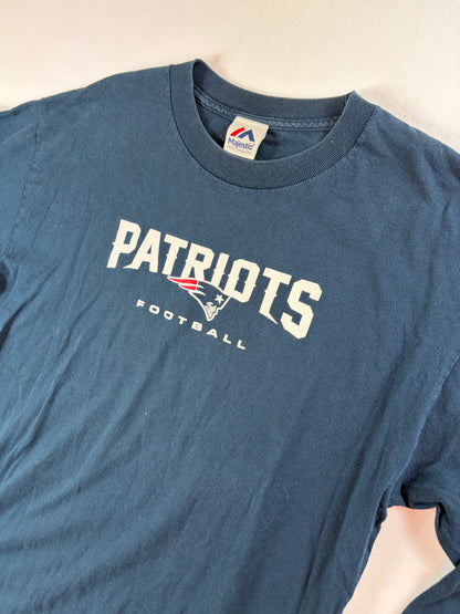 Tricou cu mânecă lungă Majestic x New England Patriots