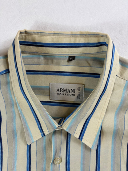 Cămașă vintage Armani cu mânecă scurtă
