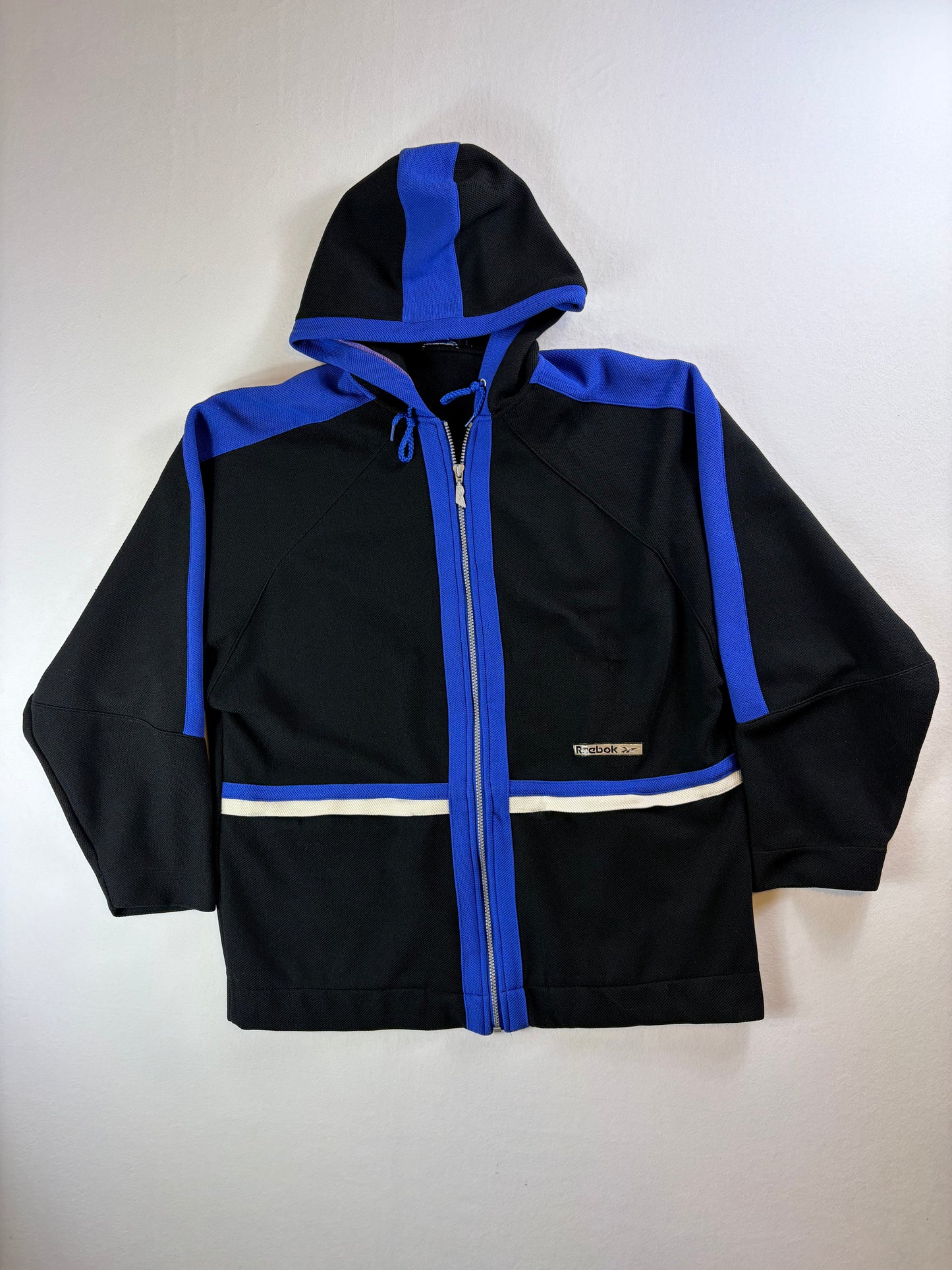 Hanorac Reebok vintage cu fermoar
