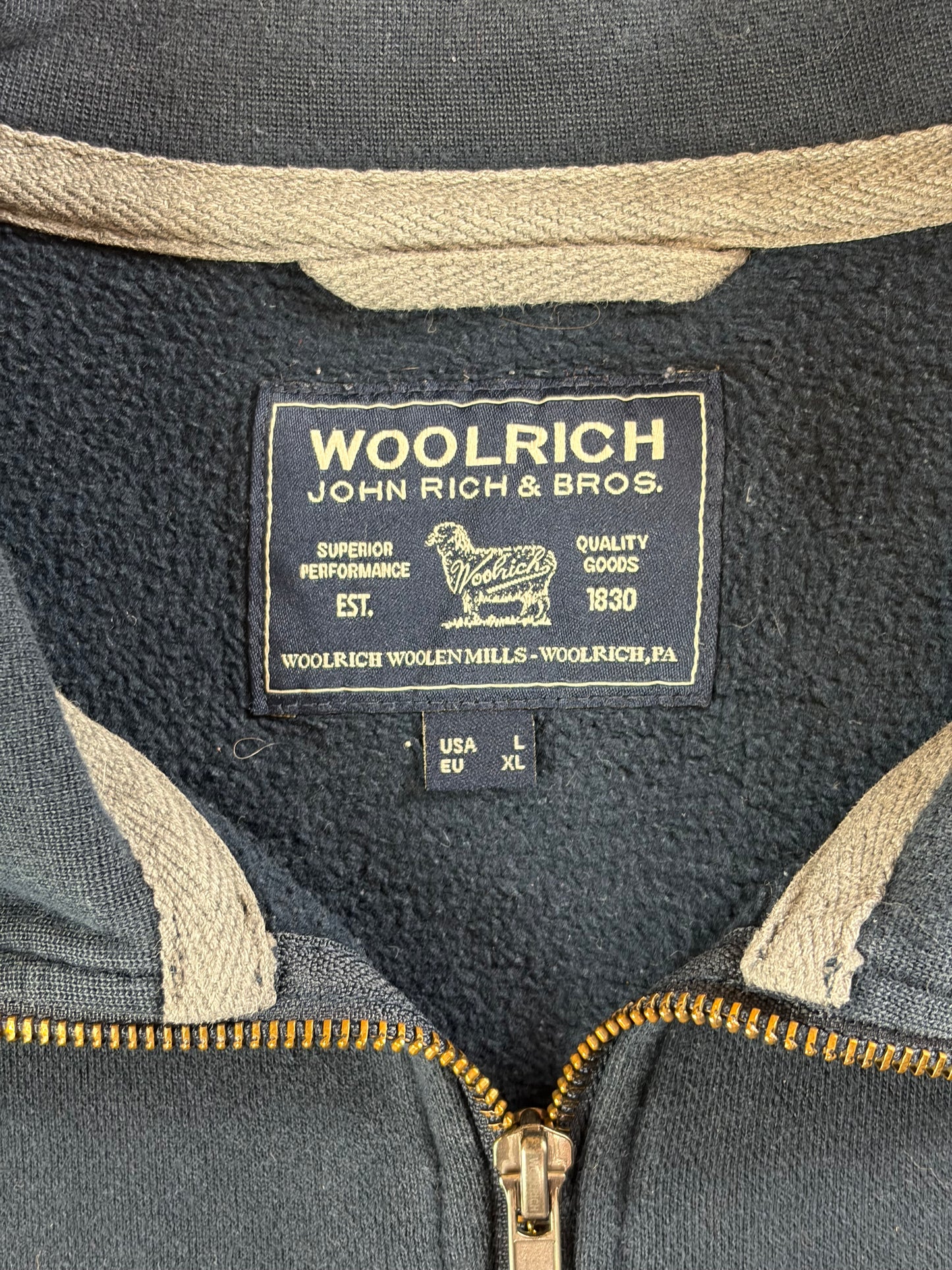 Pulover cu fermoar Woolrich