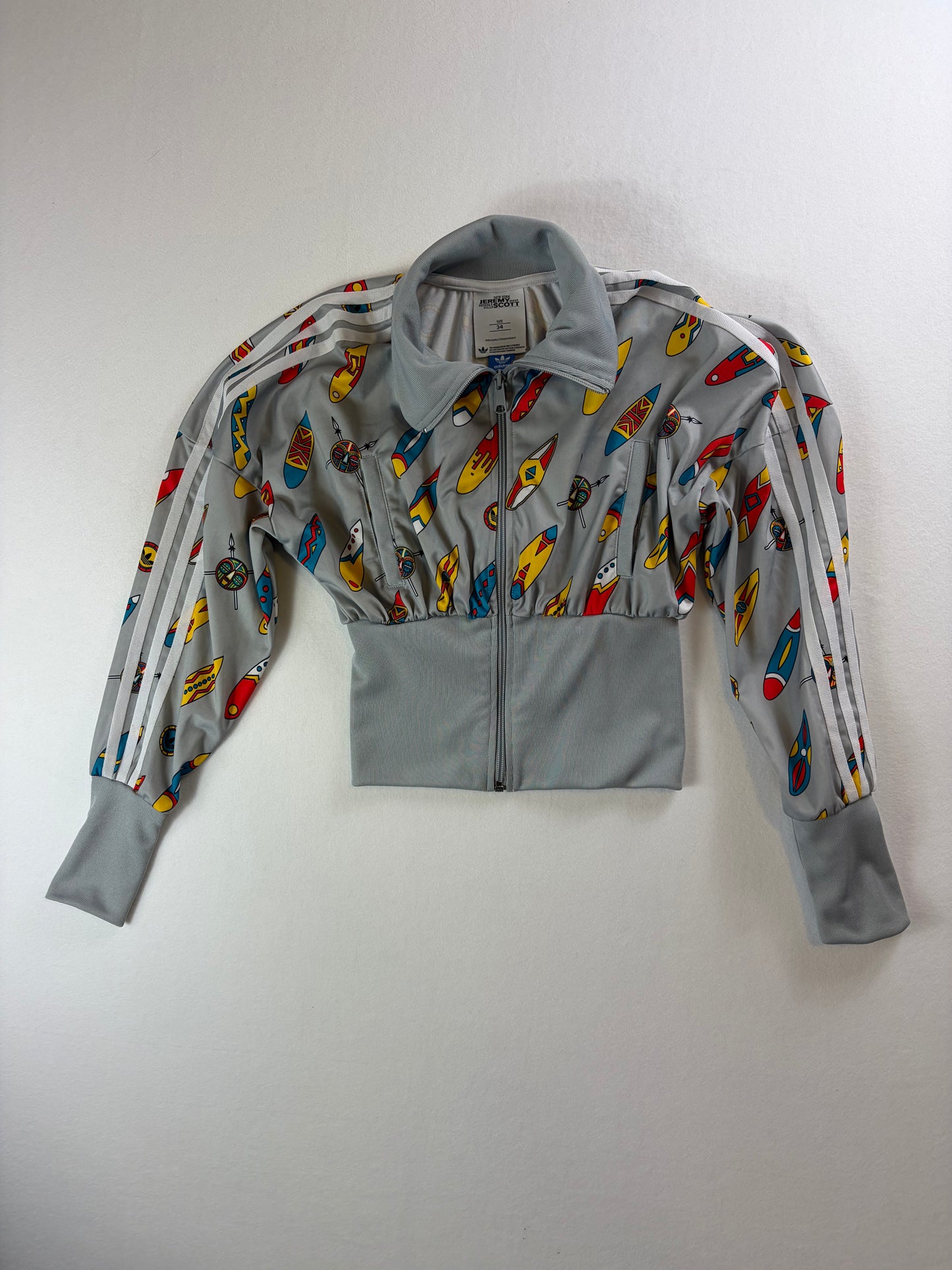 Adidas x Jeremy Scott rövid szörfdeszkás melegítőfelső