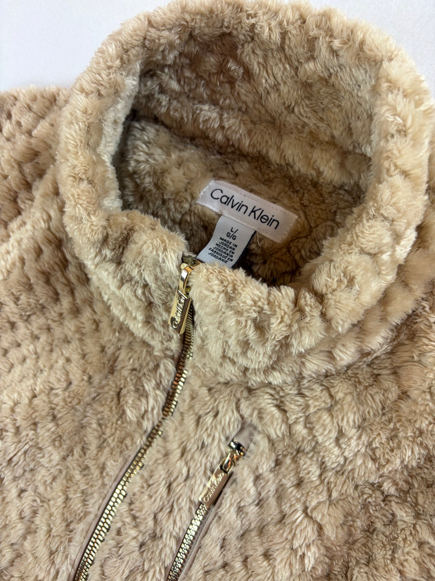 Geacă vestă Calvin Klein pentru femei cu fermoar integral