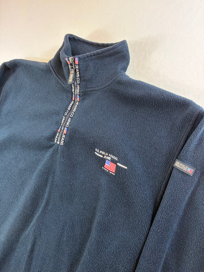 US Polo Assn. 3/4-es cipzáras polárkabát