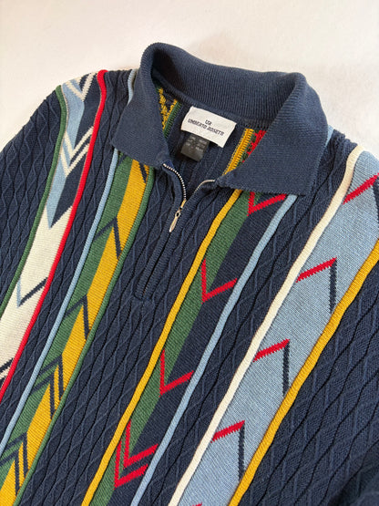 Pulover cu fermoar vintage Umberto Rosetti