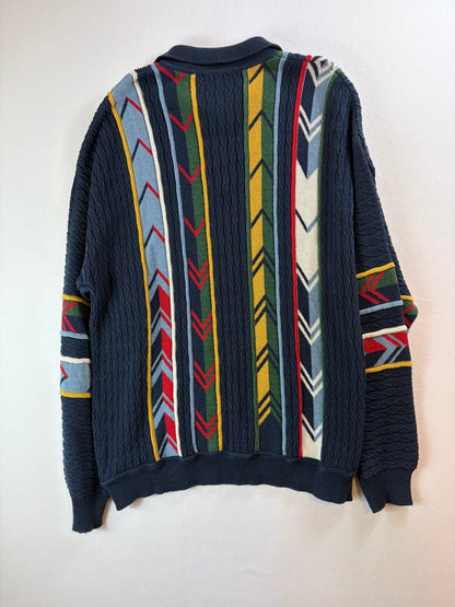 Pulover cu fermoar vintage Umberto Rosetti
