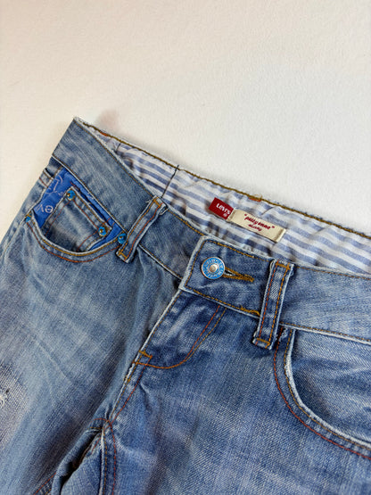 Levi Strauss & Co x CLOT Slim női farmer *RITKA*
