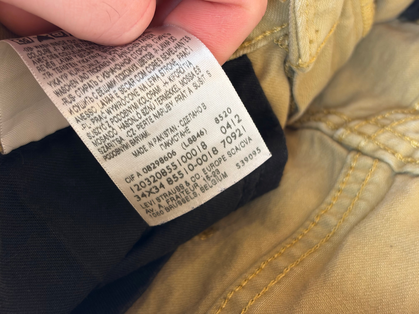 Levi Strauss & Co Slim Fit farmernadrág