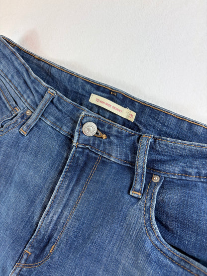 Levi Strauss & Co 721 női magas derekú skinny farmer
