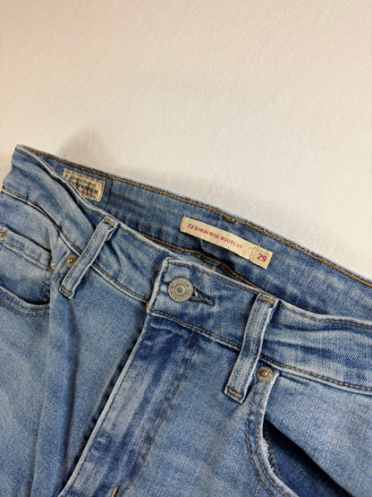 Levi Strauss & Co 725 Magas derekú Bootcut Női Farmernadrág