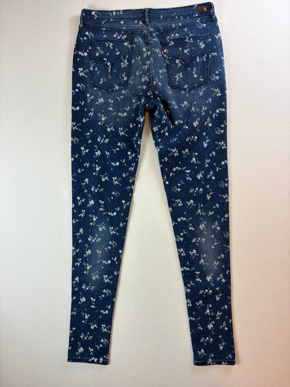Levi Strauss & Co női virágmintás "leggins" farmernadrág