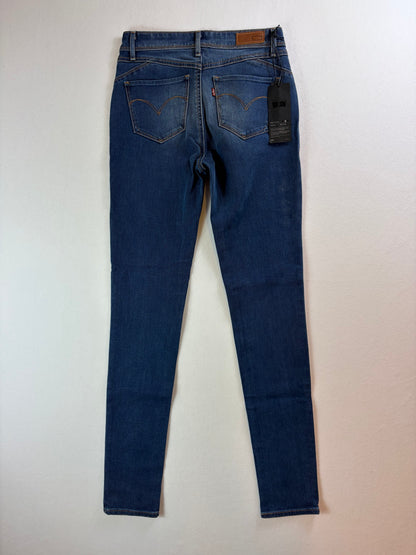 Blugi Skinny Levi Strauss & Co pentru Femei cu Talie Medie
